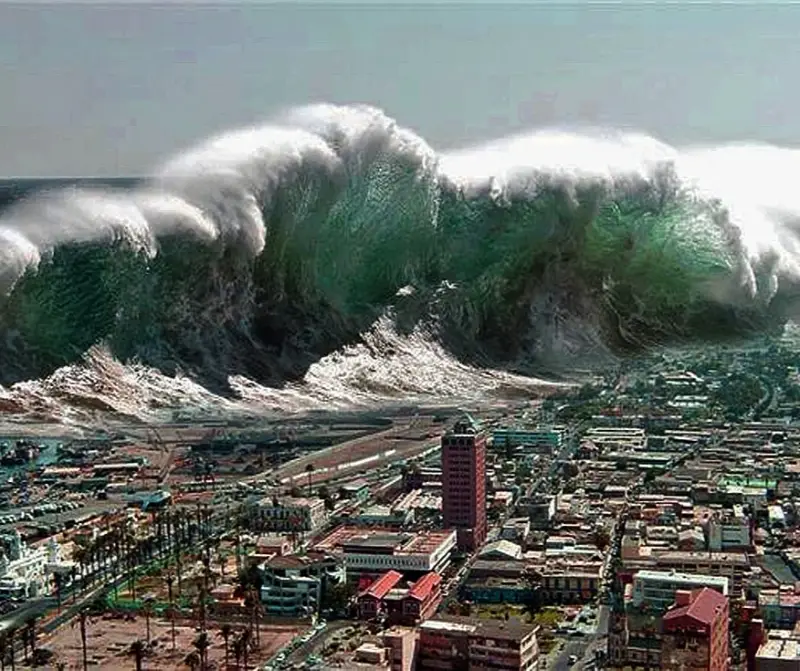 Melarikan diri dari tsunami dalam mimpi ZIdDE - Situs web Mesir