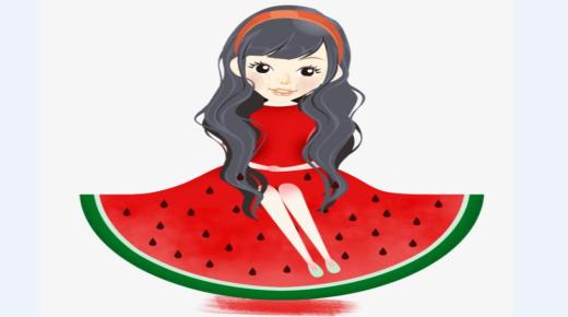 Wat is de interpretatie van een droom over watermeloen en zijn kleuren in een droom volgens Ibn Sirin?