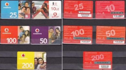 Alle Vodafone oplaadkaarten prijzen en verzendmethode